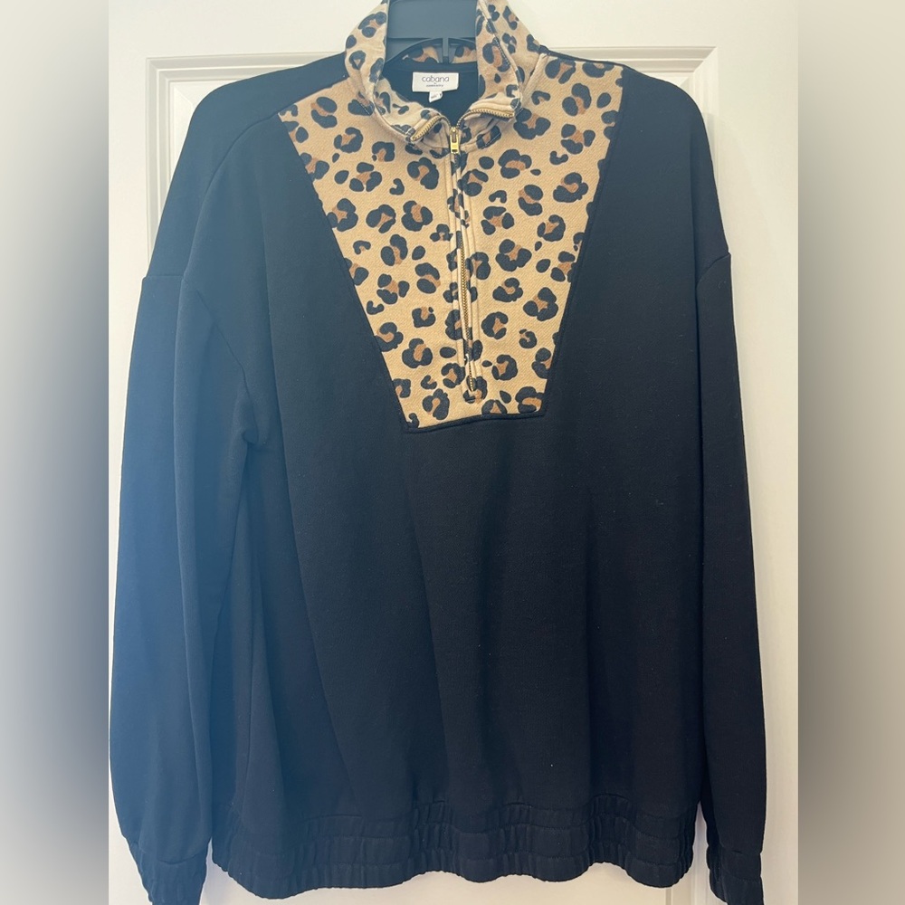 Cheetah Print Pullover